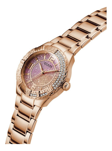 Reloj Guess Oro Rosa Mujer Sangria Acero Inoxidable