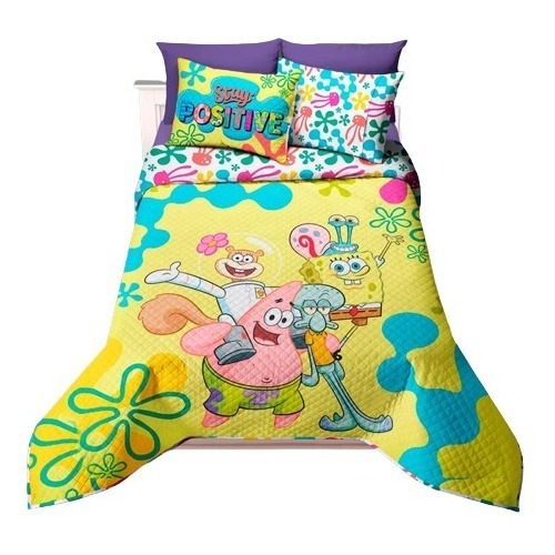 Edrecolcha Matrimonial Bob Sponja Family - Providencia Color Azul