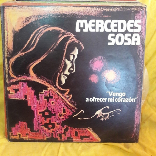 Vinilo Mercedes Sosa Yo Vengo Ofrecer Mi Corazon F2