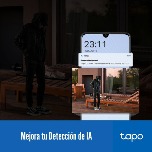 Cámara Wifi Tp-link Tapo C325wb 2k Qhd (2688 X 1520 Px) 4mp