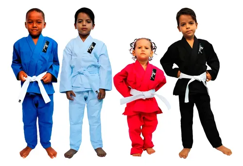 Kimono Infantil Reforçado Jiu-jitsu, Judo + Faixa De Brinde