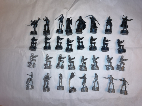  Ajedrez Star Wars Completo Loose Sin Tablero Y Sin Caja