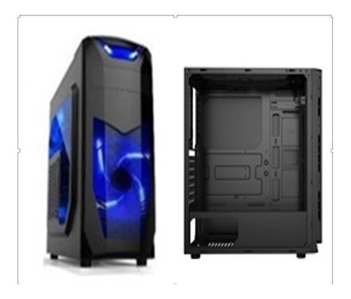 Case Xcon Gaming (mod.cl-x3b)-2x Led Fans Azul- 650w Power