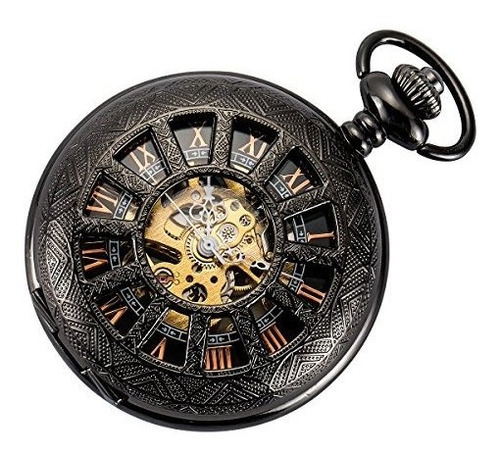 Sibosun Reloj De Bolsillo Con Diseño De Esqueleto Especial P