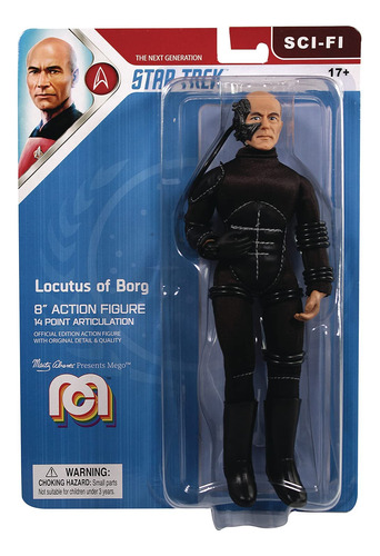 Mego Star Trek The Next Generation Locutus Of Borg Figura D.