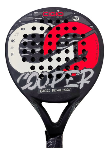 Paleta De Padel Cigio Cooper Carbono Pro Muy Reforzada