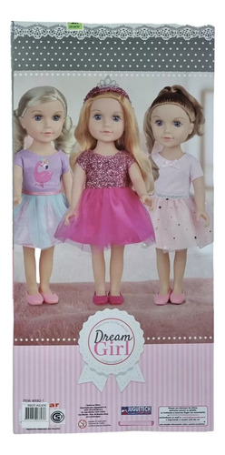 Muñeca Cariñito Dream Girl Fashion Doll Grande 45 Cm