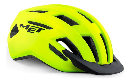 Casco Para Cicilismo Met Allroad Amariilo Fluorescente 