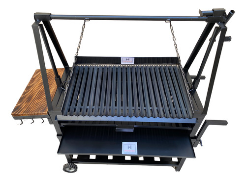 Asador Mediano Tipo Argentino, P/carbón, Desmontable
