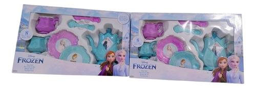 Juego De Te Frozen Disney 8 Pzs 2 Juegos