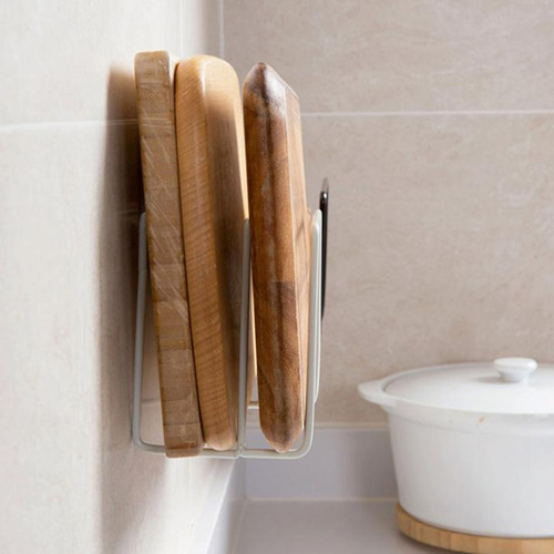Soporte De Pared Para Tapas De Ollas (bk), Duradero, Para Ta