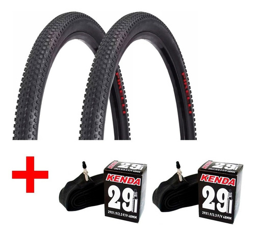 2 Pneus Bike Pirelli Scorpion Pro 29x2.20 + Câmaras Kenda