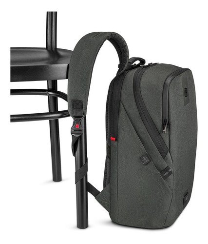 Wenger Mochila Mx Eco Light Para Laptop De 16 , Gris Color Gris Oscuro