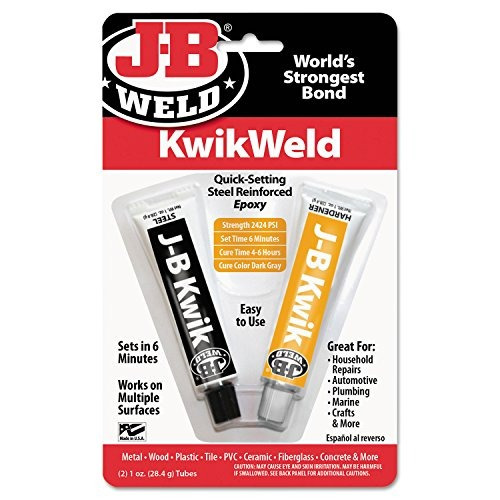 J-b Weld 8276 Kwikweld Quick Setting Acero Reforzado Con Epo
