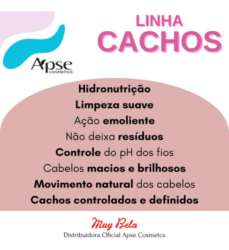Kit Definição E Controle Para Cachos Leves Apse Cosméticos