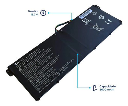 Bateria Para Notebook Acer Travelmate P449 3600 Mah
