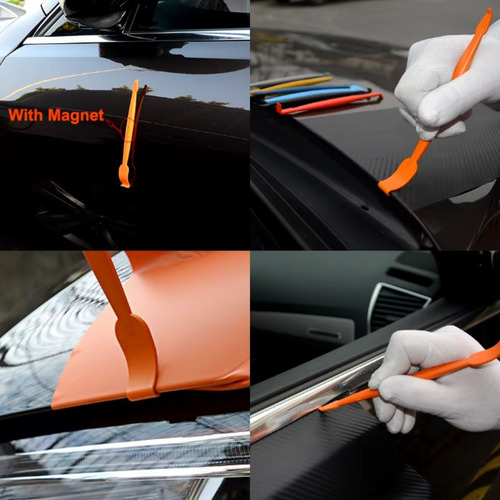 Set 2 Pcs Micro Car Wrapp Wrapping Ploteo Vinilo Polarizado