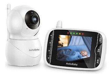 Hellobaby Monitor With Camera And Audio, Ips Screen Lcd  Ssb