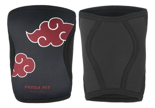 Rodilleras Neopreno Crossfit Gym 7mm Compresion Akatsuki Color Negro Talla Unitalla G - Eg