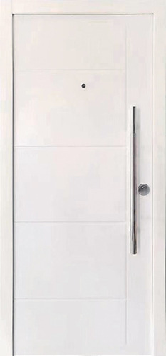 Waluminio Blindada Barral puerta color blanco