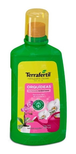 Terrafertil Fertilizante De Orquídeas Potenciado 330 Cc Grow