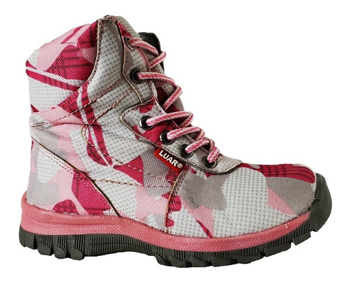Imagen 1 de 5 de Botas Niña Camuflaje Bota Militar