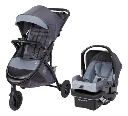 Coche Baby Trend Pathway 35 Travel System Gris  
