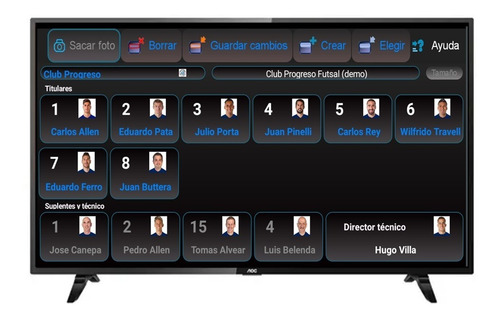Tanteador Futbol 5 Futsal Cancha Ver Equipos Clubs Software