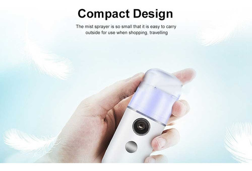 Desinfectante Spray Sanitizante Nano Difusor Atomizador Usb