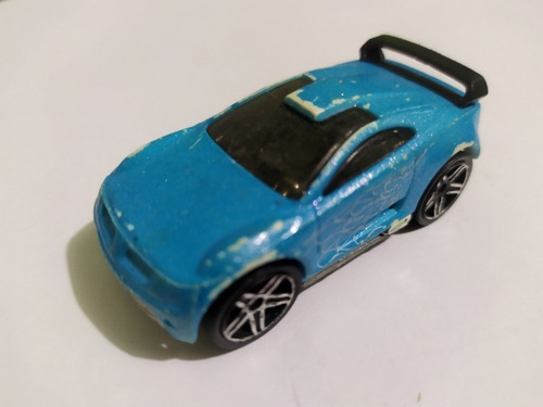 Hot Wheels Drift Tech Azul Llamas 