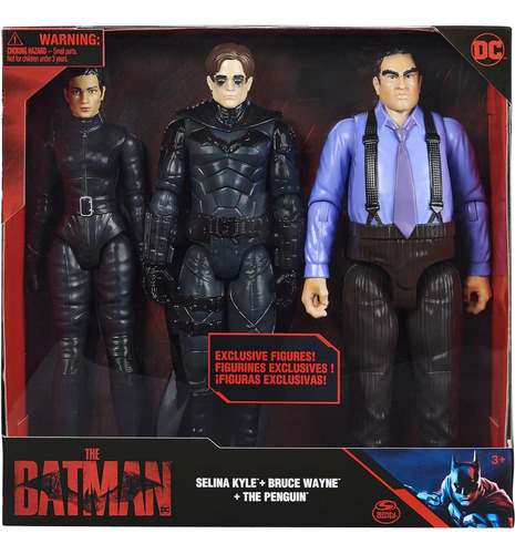 Batman Pelicula Set De 3 Figuras De 30 Cm De Coleccion