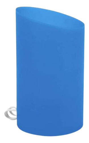 Abajur De Mesa Infatil 1 X E27 Azul Royal Com Botão On/off
