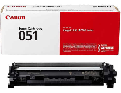 Imagen 2 de 2 de Toner Canon 051 Negro 1700 Paginas 2168c001aa