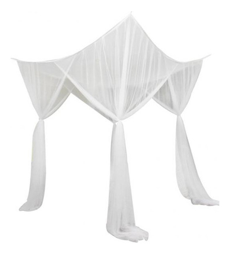 2x 4 Poste De Esquina Cama Canopy Drape Netting Net Para La