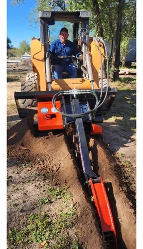 Implemento Zanjadora Za400 Pecarí - Minicargadora