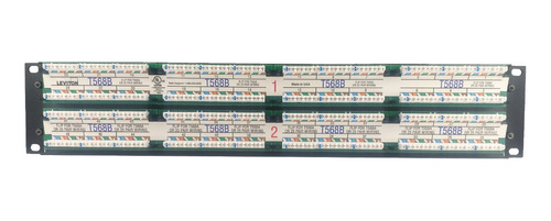Patch Panel Mca Leviton Mod 5g596-u48 Cat 5e 48 Puertos 2u