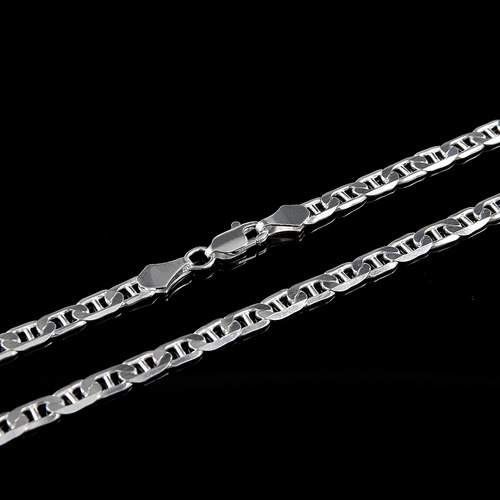 Cadena Hombre Ancla L 5mm-60cm Plata Ley.925 Duodeluxejoyas®