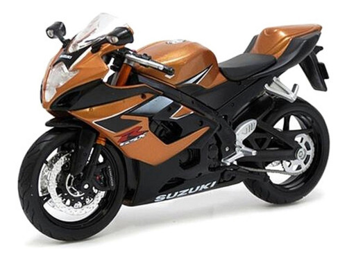 Motocicleta Suzuki Gsx R-1000 1/12 Maisto Maisto en miniatura, color naranja
