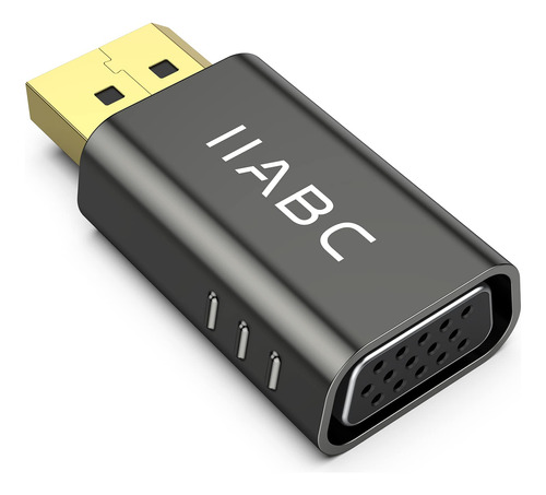 Iiabc Adaptador Displayport A Vga Convertidor 1080p, Puerto