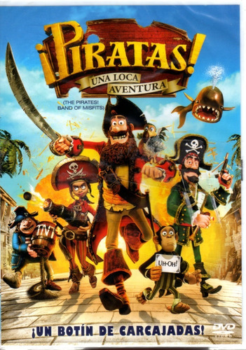 Piratas Una Loca Aventura / Dvd Original Nuevo Sellado