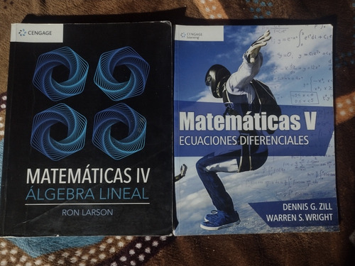 2 Libros Matemáticas (álgebra Y Ec Dif)