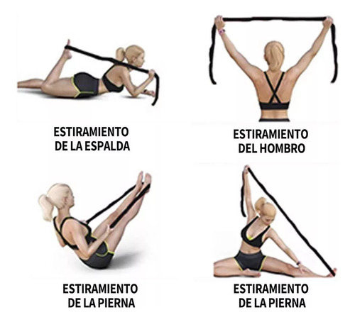 Bandas Resistencia Tela Ligas Flexibilidad Piernas Ejercicio