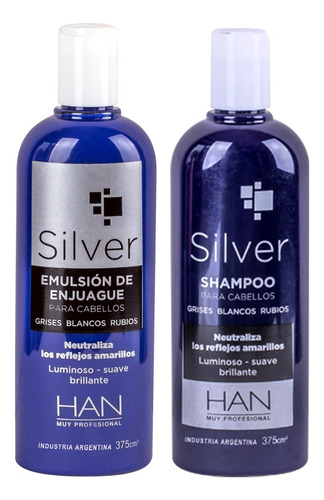 Han Shampoo Y Emulsion Neutraliza Amarillos Silver