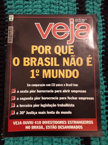Revista Veja Antiga, Por Que O Brasil Não É O 1° Do Mundo.