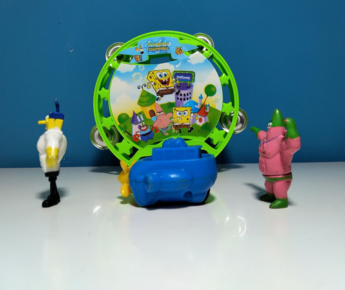 Mini Figuras Super Bob, Super Patricio, Sub (bob Esponja) (Usado)