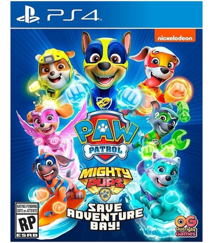 Paw Patrol: Mighty Pups Save Adventure Bay  Ps4  Físico