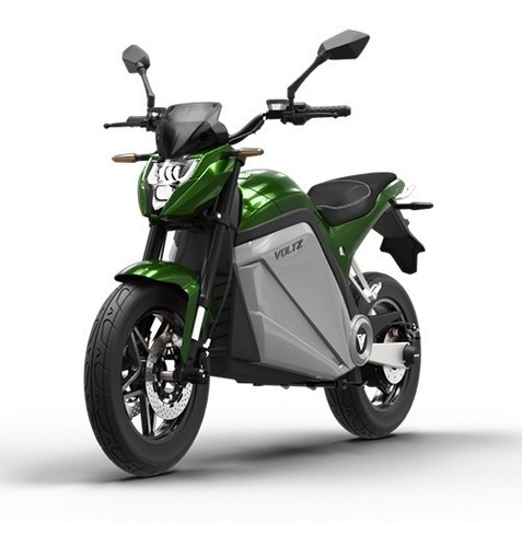 Imagem 1 de 12 de Moto Elétrica Evs Voltz Motors Verde - Uma Bateria