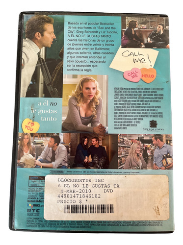 Dvd Película A El No Le Gustas Tanto (Usado)