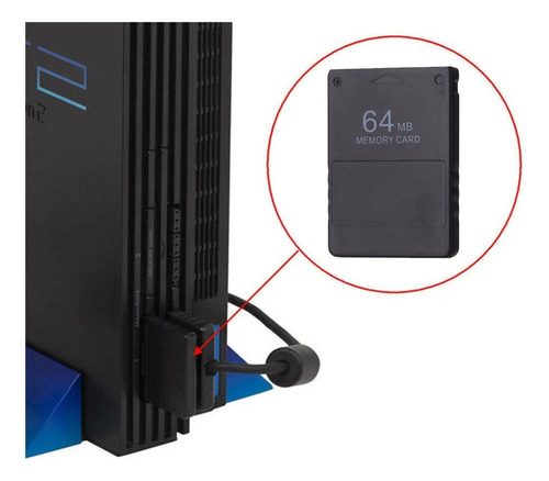 Tarjeta De Memoria Seisa Gamer 64mb Ps2 Memory Card