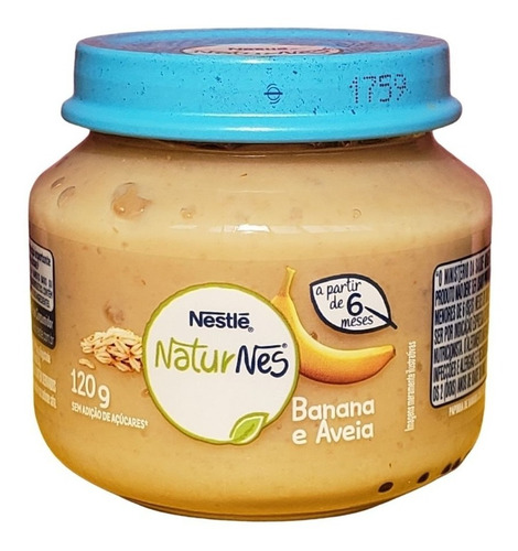 Imagem 1 de 5 de Papinhas Nestlé De Banana E Aveia Sobremesa Infantil 6º Mês+